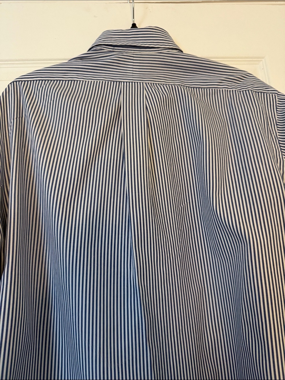 Polo by Ralph Lauren Navy and White Striped Classic Fit Shirt - Picture 7 of 10